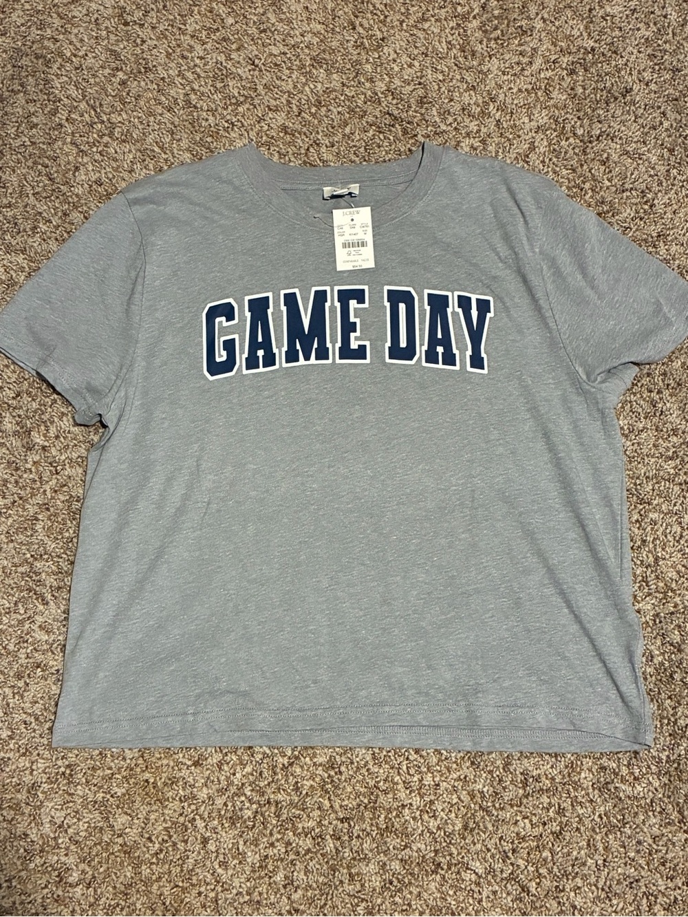 NWT JCrew GAME DAY Short Sleeve Tee Size Medium